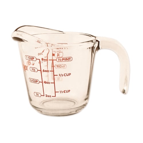 Glass Measuring Cup, 1c